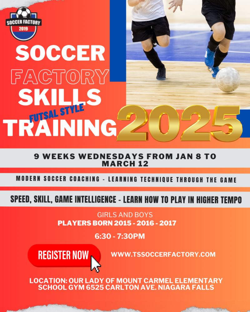 Futsal Style Skills Training 9 Weeks