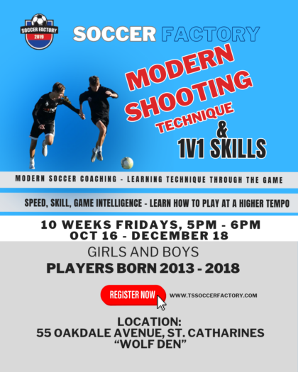 1v1 SKILLS, 10 WEEKS Players Ages 2013 - 2018